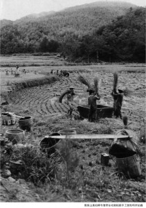 1955 真如禅寺 云居山 Cloud Abode Mountain. The farm.
