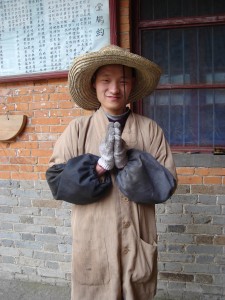 On the firewood gang with novice Leung Yi.